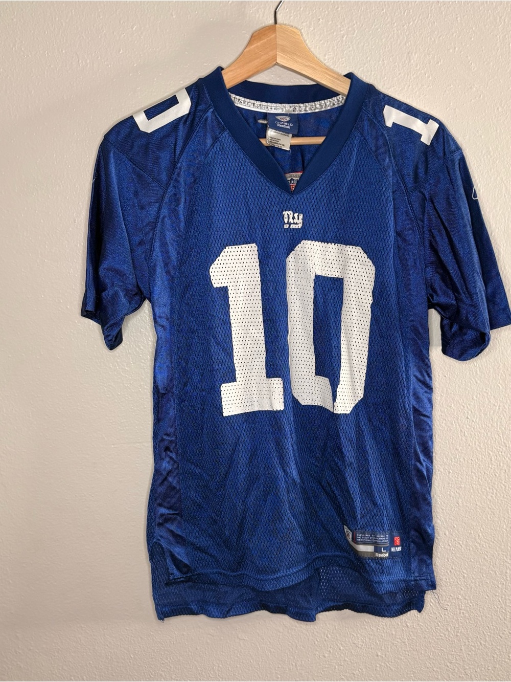 Reebok New York Giants #10 Blue Football Jersey